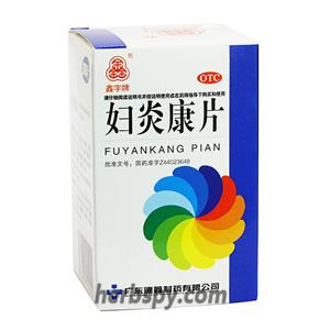 Fuyankang Pian for vaginitis and leukorrheal disease
